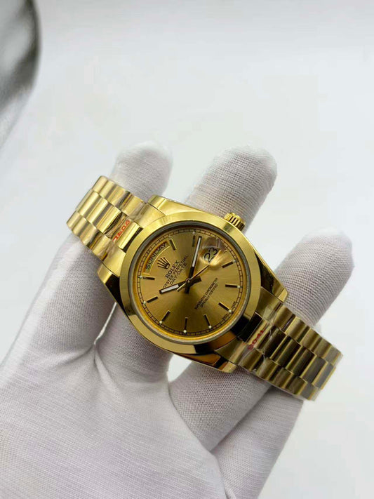 Day-Date 36MM Yellow Gold Ref.18248 - Champagne Index Dial
