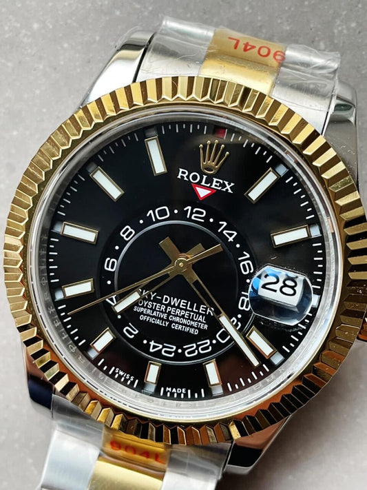 Noob FACTORY 1:1 Sky-Dweller 326934 SS Best Edition Black Dial A23J