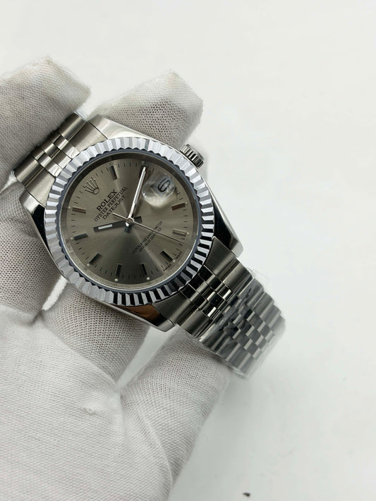 Steel Grey Index Dial Datejust 36 Ref.1601