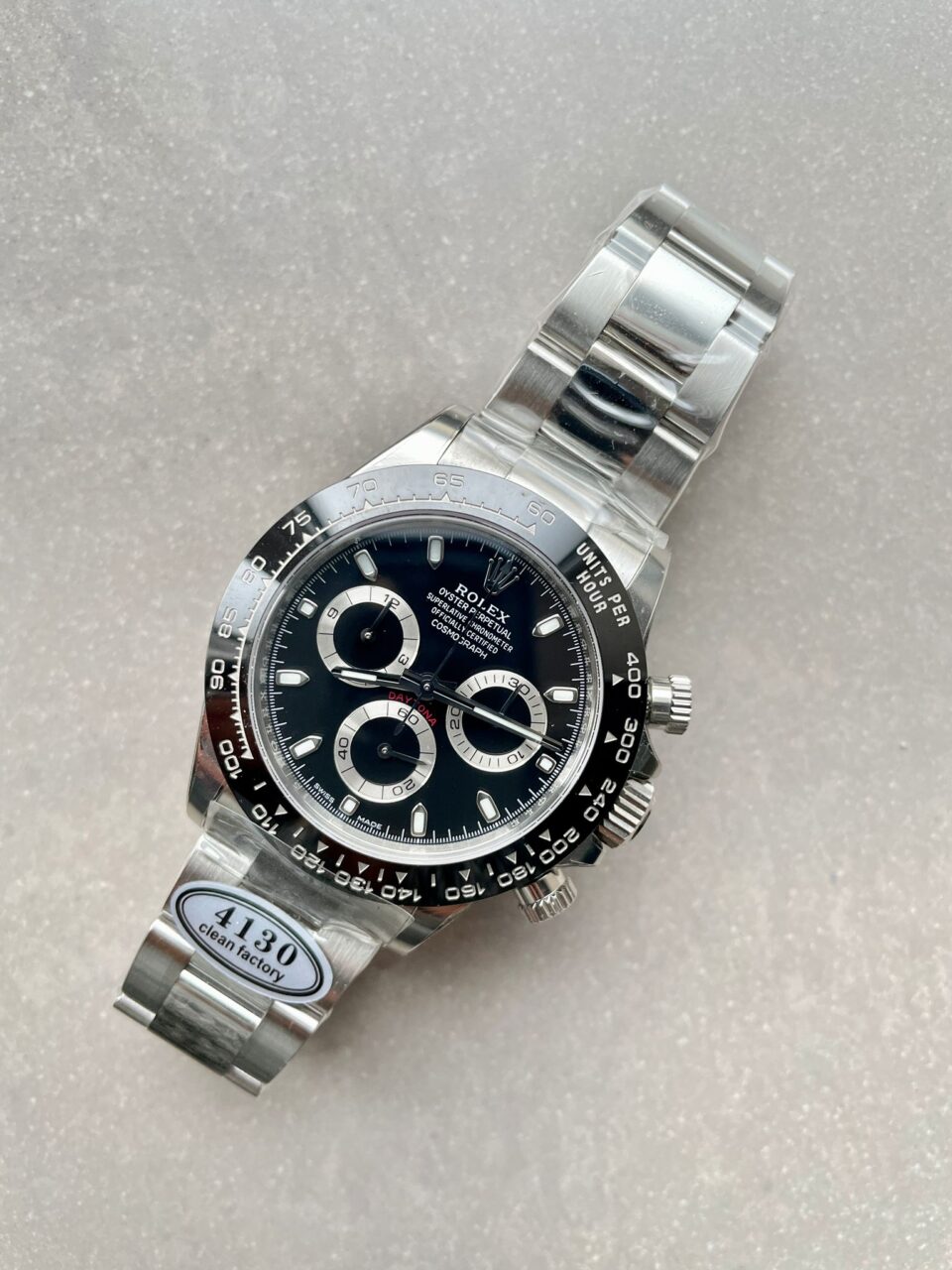 Daytona 116500 DAYTONA 1:1 Best Edition CF 904L SS Case and Black Dial SA4130