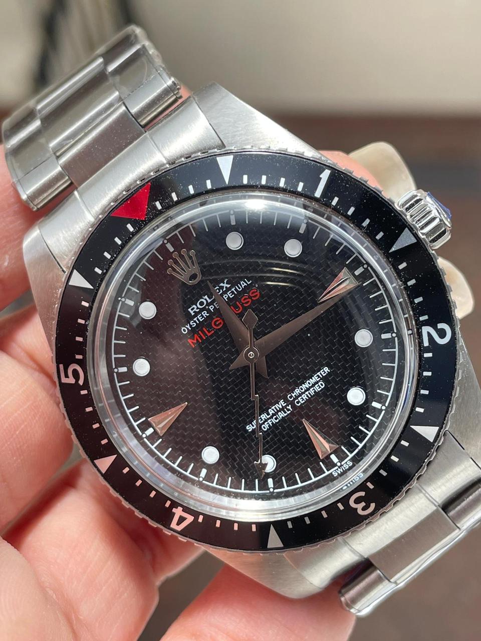 PT Factory 1:1 Vintage Milgauss 6541 Edition Black Dial