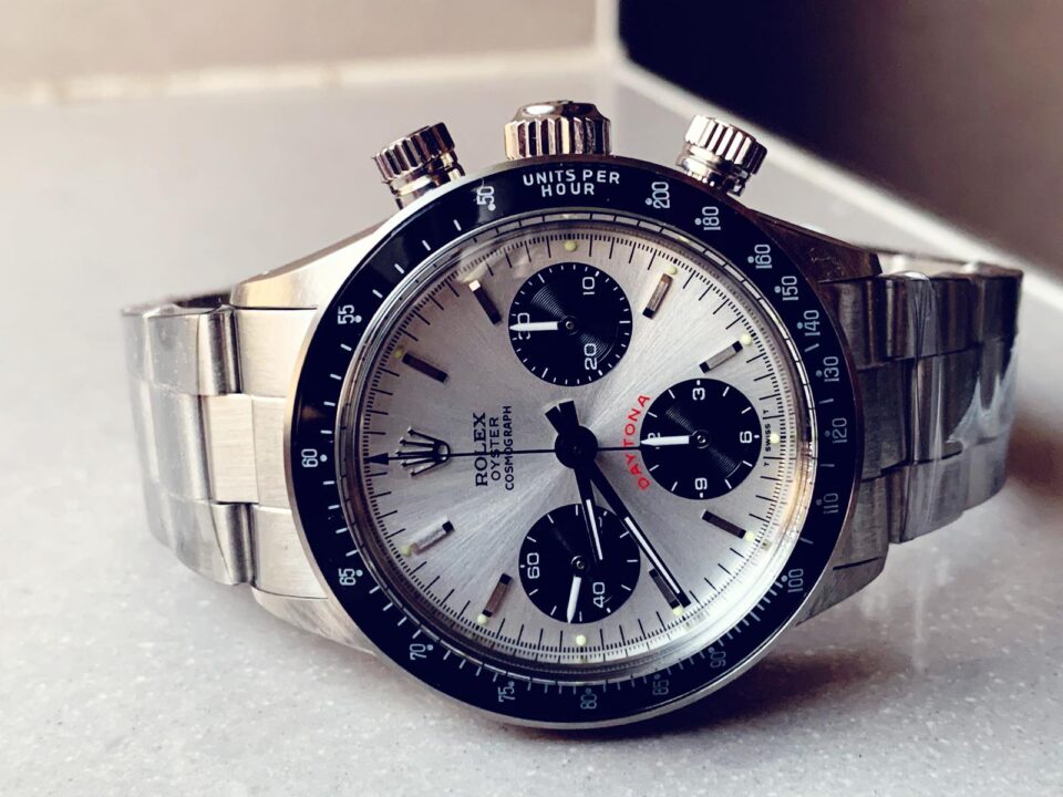 VINTAGE Daytona 6263 SS White Dial 2 on Bracelet Venus 75