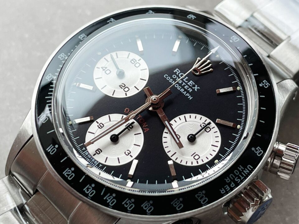VINTAGE Daytona 6263 SS Black Dial 2 on Bracelet Venus 75