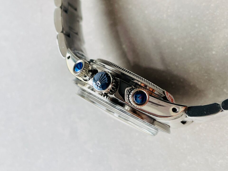 VINTAGE Daytona 6263 SS Black Dial 2 on Bracelet Venus 75