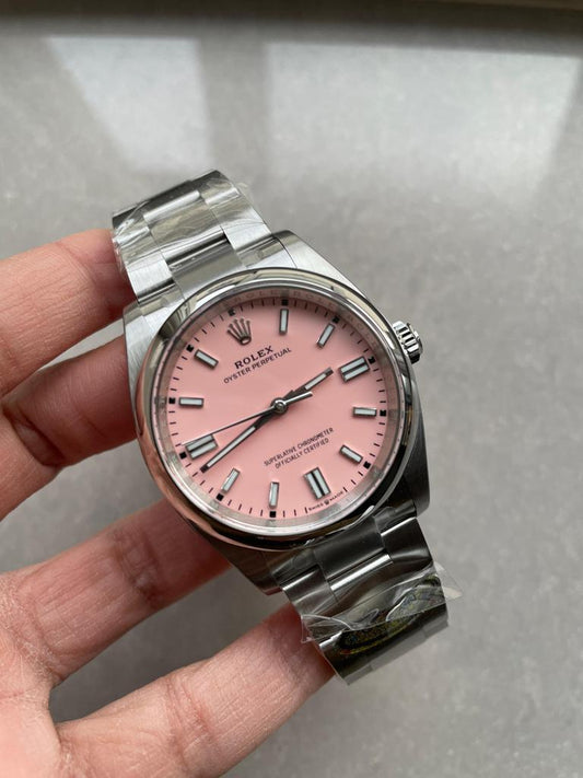 Clean Factory 1:1 Oyster Perpetual 126000 36mm Best Edition 904L Steel Pink Dial VR3230
