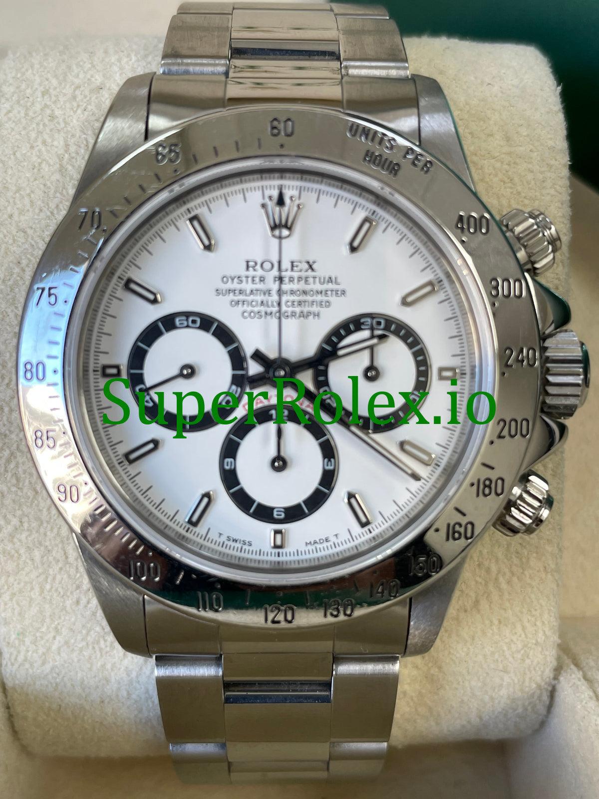 Cosmograph Daytona 40MM Zenith White Ref.16520
